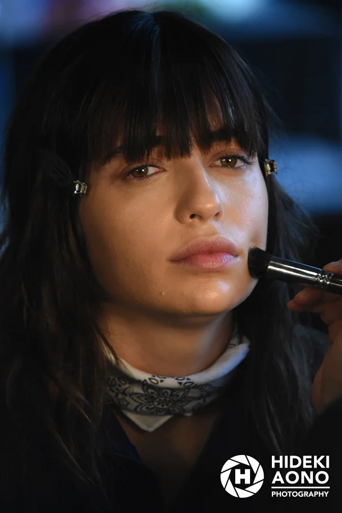 Hideki Aono Hair Makeup8 — NYFW Backstage Hair & Makeup