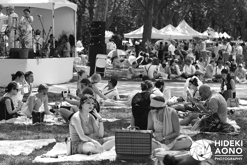Lawn party, Hideki Aono